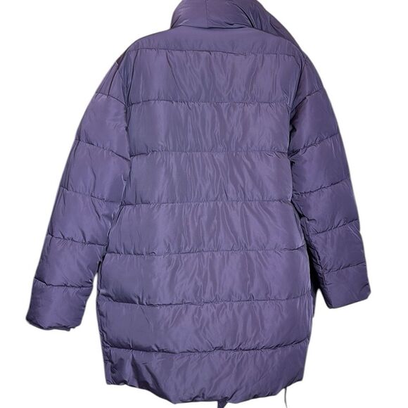 Universal standard women’s 10/12 kanda puffer down alternative purple new - Picture 6 of 9